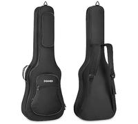 Donner Housse pour Guitare électrique de 39 Pouces, Rembourrage de 10 MM en Nylon indéchirable 600D, Double Bretelles réglables, Poignée en éponge épaisse, Housse de Transport Souple
