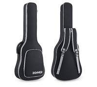 Donner Housse pour Guitare électrique de 39 Pouces, Rembourrage de 8 mm en Nylon indéchirable 600D, Double Bretelles réglables, Poignée en éponge épaisse, Housse de Transport Souple