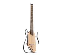 Donner HUSH I PRO Guitare de voyage avec plusieurs modes d'effet - Kit de guitare électrique et acoustique - Kit de guitare intelligente avec écouteurs, sac de transport, sangle, câble de charge