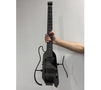 Donner HUSH X PRO Kit de guitare électrique - Guitare de voyage intelligente avec des dizaines de combinaisons préréglées, 7 options de sim, Midnight Glow