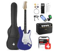 Donner Kit Guitare électrique pour débutant 39 pouces, micros S-S-H avec ampli, sac, capo, sangle, corde, accordeur, câble, médiators, DST100