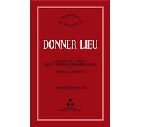 Donner lieu: Conférences et débats sur la cosmologie phénoménologique de Renaud Barbaras