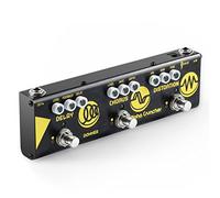 Donner Multi Guitare pédale d'effet Alpha Cruncher 3 Type effets Delay Chorus Pédale de distorsion avec adaptateur