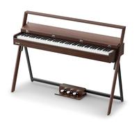 Donner OURA R300 Piano Numérique 88 Touches Pondérées pour Avancés, Piano de Maison avec Clavier Standard à Marteaux Gradués, Bluetooth, LOCAL OFF, 2*15W, Demi-pédale, Polyphonie 256, Couleur Bois Noy
