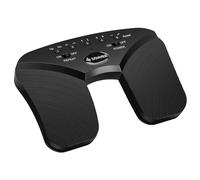 Donner Page Turning Pédale sans fil Rechargeable Silencieux Pour Tablettes, Téléphone, Pédale, Noir