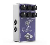 Donner pédale de retard à bande stéréo pour guitare électrique, pédale de retard analogique avec effet écho, pédale de guitare à bande blanche, True Bypass