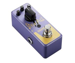 Donner Pédale Fuzz pour Guitare - Mini Pédale Effet Fuzz au Style Classique pour Guitare Électrique/Basse, True Bypass
