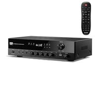 Donner Récepteur Stéréo, Amplificateur Audio 5.1 Canaux avec Bluetooth 5.3, entrées Optique/Coaxiale, USB, FM, 2 Entrées Micro, écho, RCA, Le Karaoké et Les Enceintes Home Cinéma, MAMP4