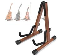Donner Support de ukulélé A-Frame Support de guitare basse en bois en mousse pour guitares Hush, basse, violon, celle, banjo, mandoline, ukulélé