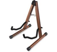 Donner Support Guitare en Bois Porte Guitare, A-frame Stand Guitare Pliable Portable pour Guitare Acoustique et Electrique, Ukulélé