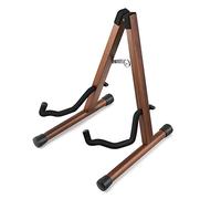 Donner Support Guitare en Bois Porte Guitare, A-frame Stand Guitare Pliable Portable pour Guitare Acoustique et Electrique, Ukulélé, Basse
