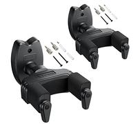 Donner Support mural pour guitare, 2-Pack, Supports muraux à verrouillage automatique pour guitare acoustique et électrique, basse et mandoline, noir.