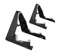 Donner Support Pliable pour Guitare Acoustique et Electrique, Léger Stand Porte Guitare pour Ukulélé, Basse, Portable Pliable en Double, Léger avec Coussinets en Silicone (DS-2), Pack de 2