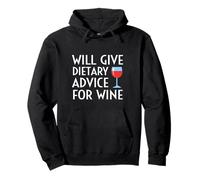 Donnera des Conseils diététiques pour Le vin drôle diététicien diététiste Sweat à Capuche