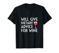 Donnera des Conseils diététiques pour Le vin drôle diététicien diététiste T-Shirt