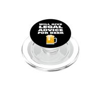 Donnera des Conseils juridiques à Un Avocat Amusant pour la bière PopSockets PopGrip pour MagSafe