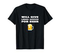 Donnera des Conseils juridiques à Un Avocat Amusant pour la bière T-Shirt