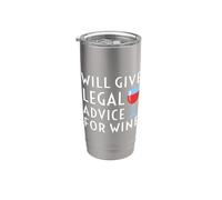 Donnera des conseils juridiques pour un avocat amusant Gobelet isotherme en acier inoxydable double paroi
