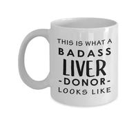 Donneur De Greffe De Foie Hors Pair Tasse Élégantes Tasses À Thé Jolis Mug À Café Pour Cacao Travail Maison 330Ml