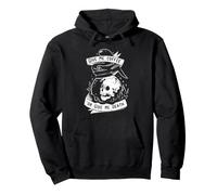 Donnez-Moi du café ou Donnez-Moi Death Skull Illustration EduEly Sweat à Capuche
