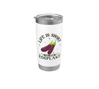 Donnez moi plus d'aubergine Gobelet isotherme en acier inoxydable double paroi