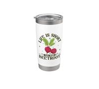 Donnez moi plus de betteraves rouges Gobelet isotherme en acier inoxydable double paroi