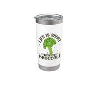 Donnez moi plus de brocolis Gobelet isotherme en acier inoxydable double paroi