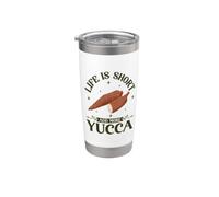 Donnez-moi plus de yucca Gobelet isotherme en acier inoxydable double paroi