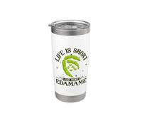 Donnez moi plus d'edamame Gobelet isotherme en acier inoxydable double paroi