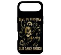 Donnez-Nous ce Jour Notre Guitare Daily Shred Funny Jesus Coque pour iPhone Air