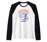 Donnez-Nous ce Jour Notre Pain Quotidien, Dessin animé rétro Manche Raglan