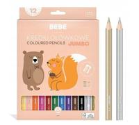 Donnez vie à vos dessins avec les crayons Jumbo en 12 couleurs vibrantes Parfaits pour les petits artistes. Excellente qualité et intensité des couleurs - créez quelque chose d'unique