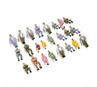 Donnez vie à vos modèles avec ces 50 figurines réalistes peintes de passagers assis pour chemins de fer