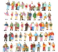 Donnez vie à vos scènes de train miniature avec 25 figurines de maquettes assorties, échelle 1 87