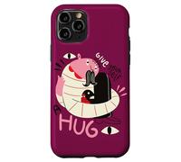Donnez-vous un câlin - Illustration de positivité surréaliste Coque pour iPhone 11 Pro