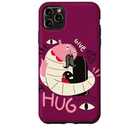 Donnez-vous un câlin - Illustration de positivité surréaliste Coque pour iPhone 11 Pro Max