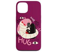 Donnez-vous un câlin - Illustration de positivité surréaliste Coque pour iPhone 13