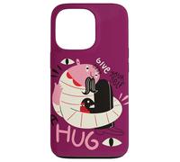 Donnez-vous un câlin - Illustration de positivité surréaliste Coque pour iPhone 13 Pro