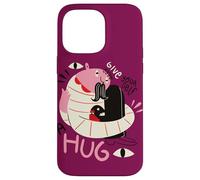 Donnez-vous un câlin - Illustration de positivité surréaliste Coque pour iPhone 14 Pro Max