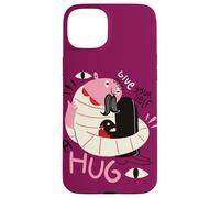 Donnez-vous un câlin - Illustration de positivité surréaliste Coque pour iPhone 15 Plus
