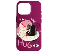 Donnez-vous un câlin - Illustration de positivité surréaliste Coque pour iPhone 16 Pro