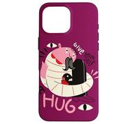 Donnez-vous un câlin - Illustration de positivité surréaliste Coque pour iPhone 16 Pro Max