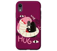 Donnez-vous un câlin - Illustration de positivité surréaliste Coque pour iPhone XR