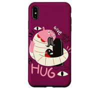 Donnez-vous un câlin - Illustration de positivité surréaliste Coque pour iPhone XS Max