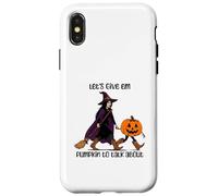 Donnons-Moi Quelque Chose à dire à Propos de Pumpkin Witch Coque pour iPhone X/XS