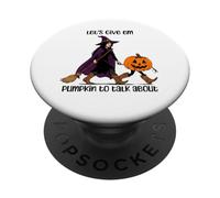 Donnons-Moi Quelque Chose à dire à Propos de Pumpkin Witch PopSockets PopGrip Adhésif