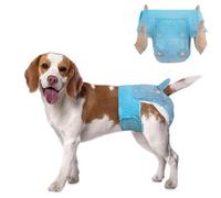 DONO Couche Chien Femelle, 10 unités, Couche pour Chien avec Taille élastique, Couches Pull-up, Super absorbantes, M (30-50 cm)