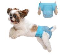 DONO Couche Chien Femelle, 10 unités, Couche pour Chien avec Taille élastique, Couches Type Culotte, Super absorbantes, XS (22-40 cm)