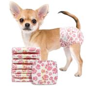 Dono Couche Chien Femelle, 16 unités, Couche pour Chat superabsorbantes, Couches Anti-fuites pour Chiens incontinents, Voyages, Dressage, XXS (18-28 cm)