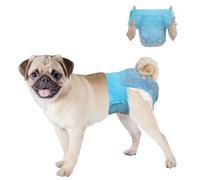 DONO Couche Chien Femelle, 40 unités, Couche pour Chien avec Taille élastique, Couches Pull-up pour chiennes, Super absorbantes, S (26-46 cm)